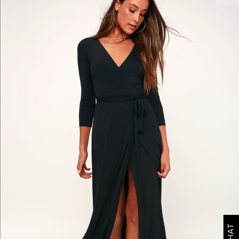 Lulus Wrap Dress Gem